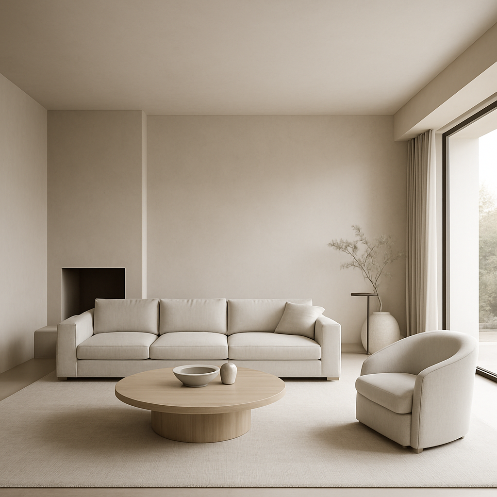Interior de sala moderna